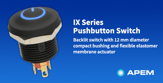 APEM IX Series pushbutton switch
