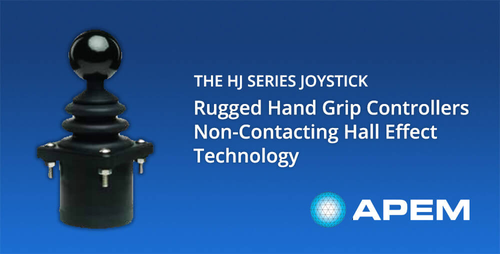 APEM HJ Series Joystick - Hall Effect