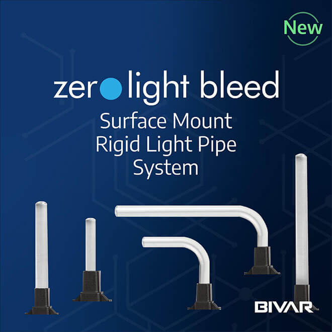 Bivar zero bleed light pipe system