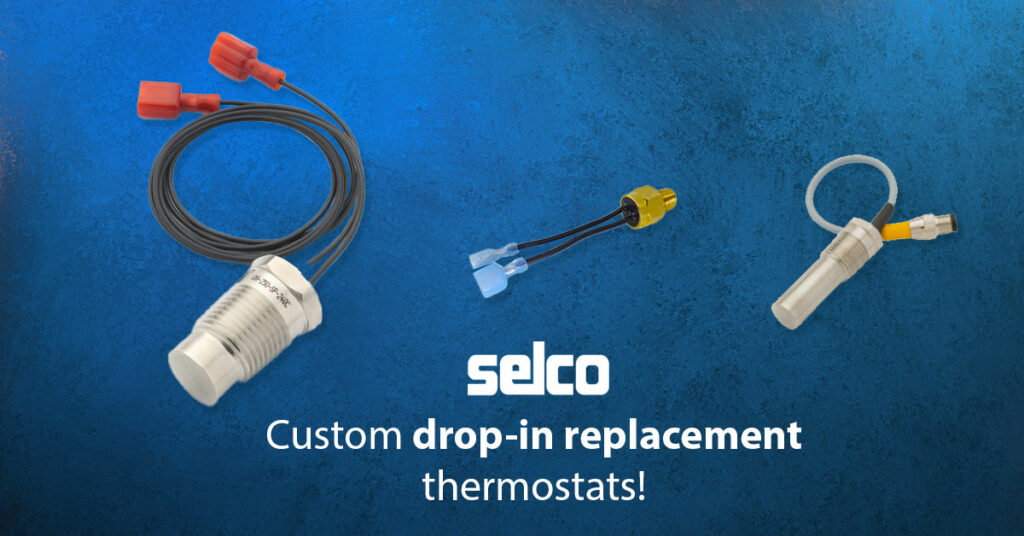 Custom drop in replacement thermostats
