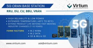 SSDs for 5G Oran Base Station application